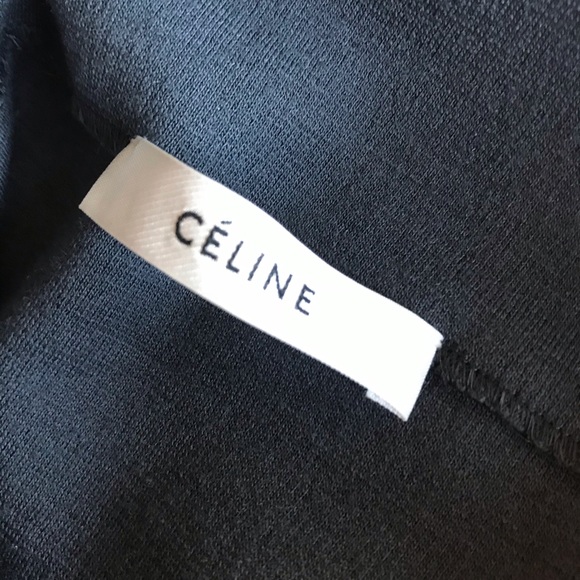 🔥CELINE🔥 Wool Midi dress w/ Leather Belt Detail - Picture 6 of 8
